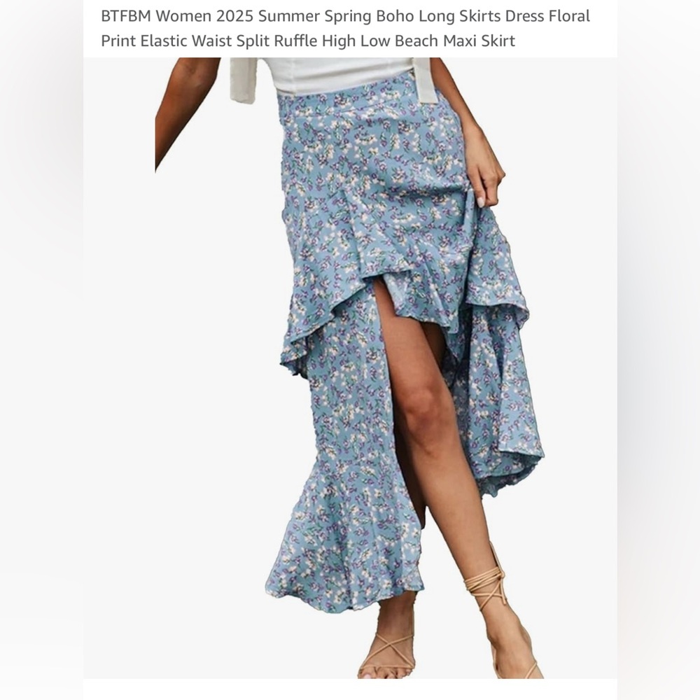 BTFBM brand new long floral skirt.